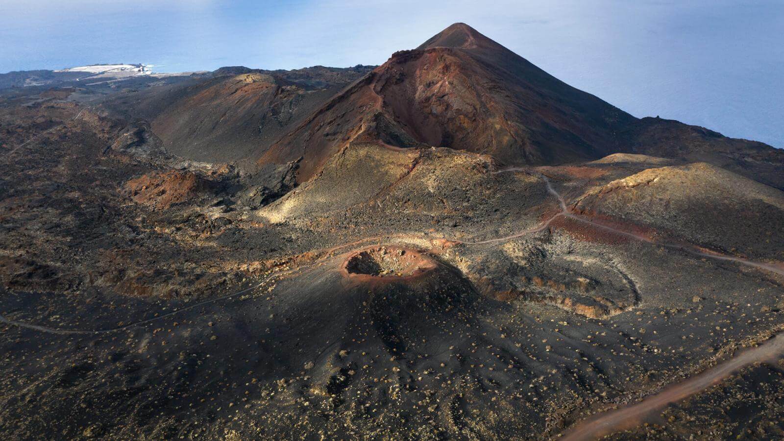 Volcanes de Teneguía la palma